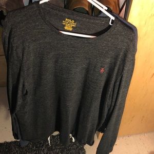 XL dark gray long sleeve Polo 10/10 condition